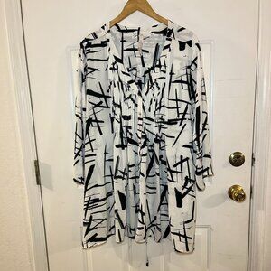 Black and White Women's Top